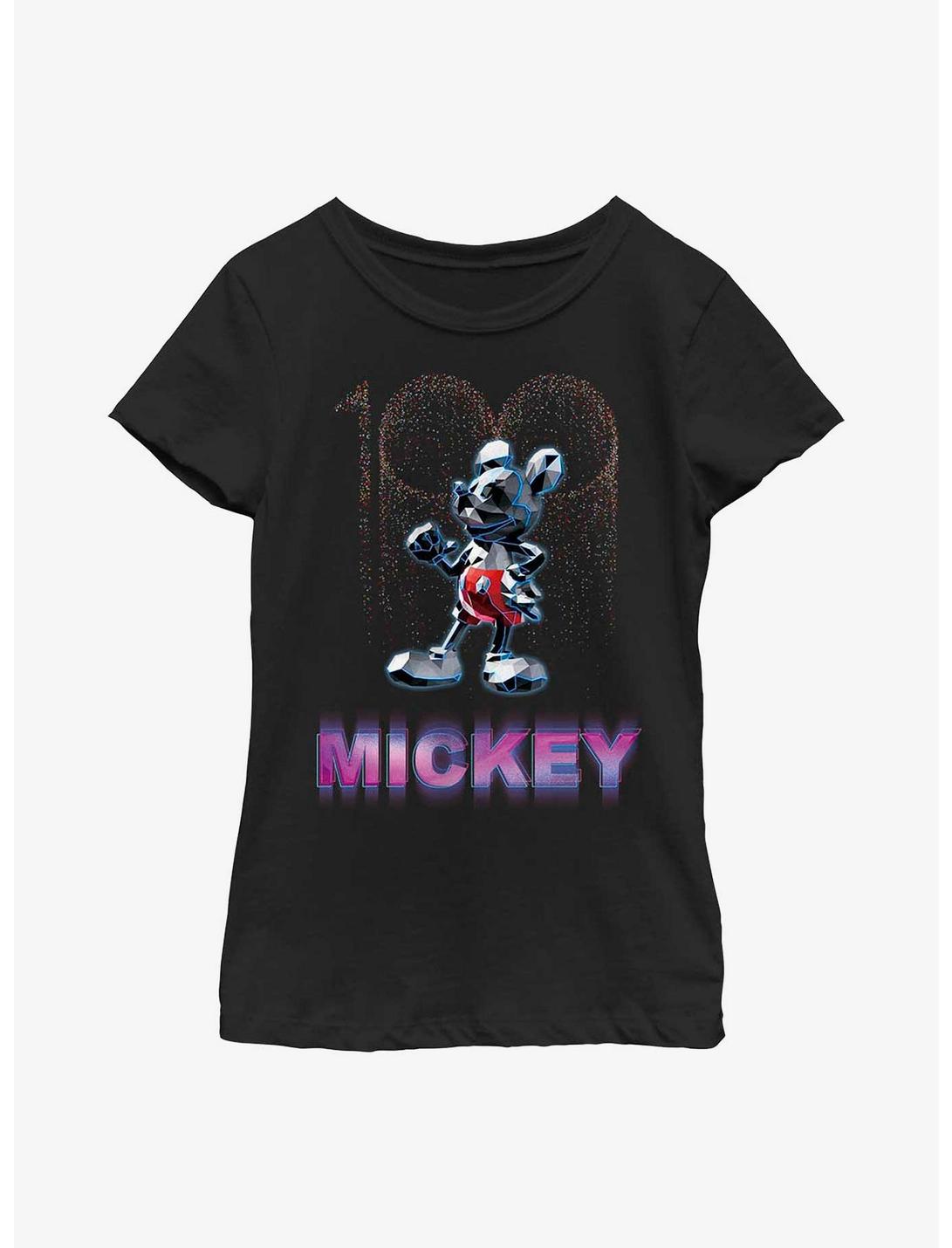 Disney 100 Mickey Mouse Metaverse Mickey Youth Girls T-Shirt, BLACK, hi-res
