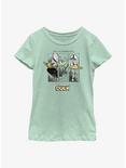 Disney 100 Donald Duck Big Idea Youth Girls T-Shirt, MINT, hi-res