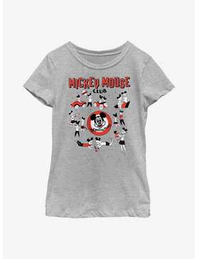 Disney 100 Mickey Mouse Club Montage Youth Girls T-Shirt, , hi-res