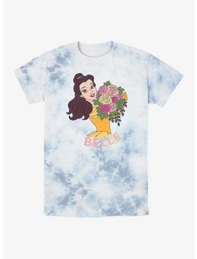 Disney 100 Beauty And The Beast Belle Flowers Tie-Dye T-Shirt, , hi-res