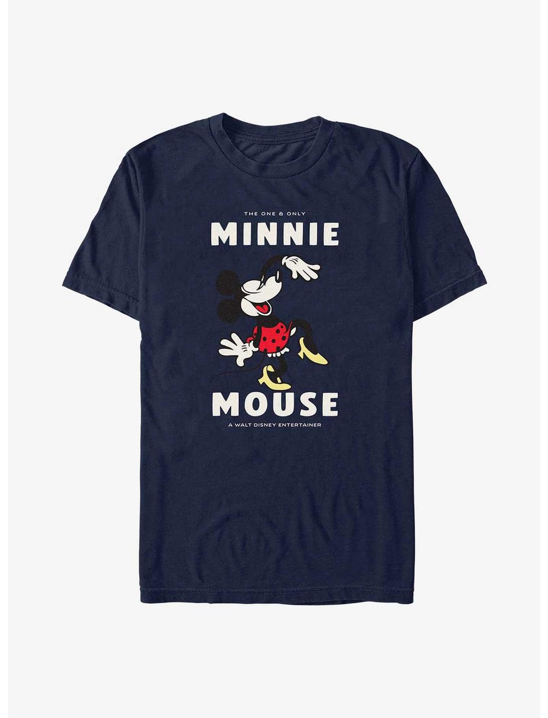 Disney 100 Minnie Mouse Entertainer Minnie T-Shirt, NAVY, hi-res
