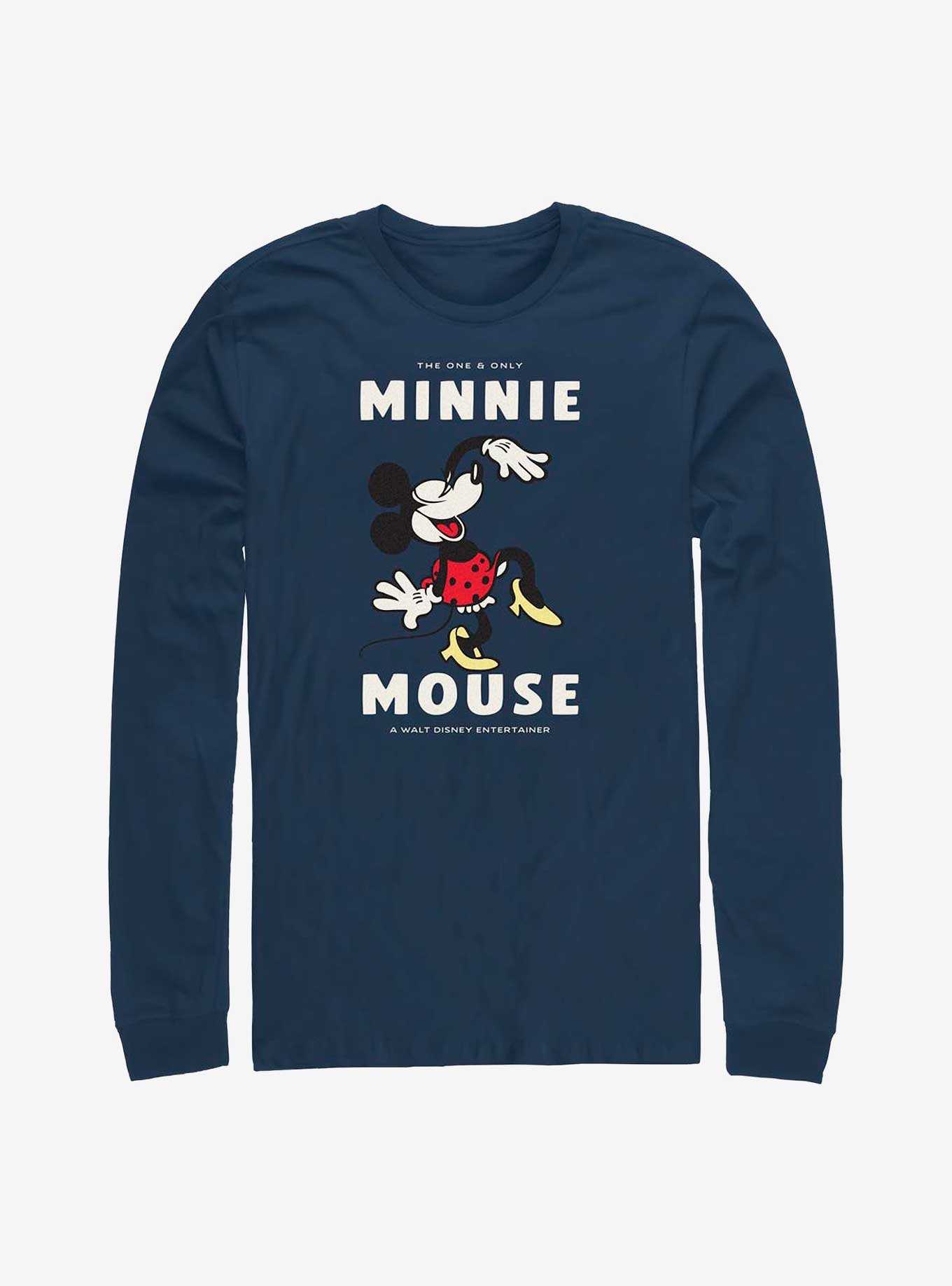 Disney 100 Minnie Mouse Entertainer Minnie Long-Sleeve T-Shirt, , hi-res