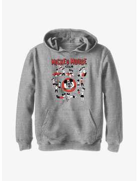 Disney 100 Mickey Mouse Club Montage Youth Hoodie, , hi-res