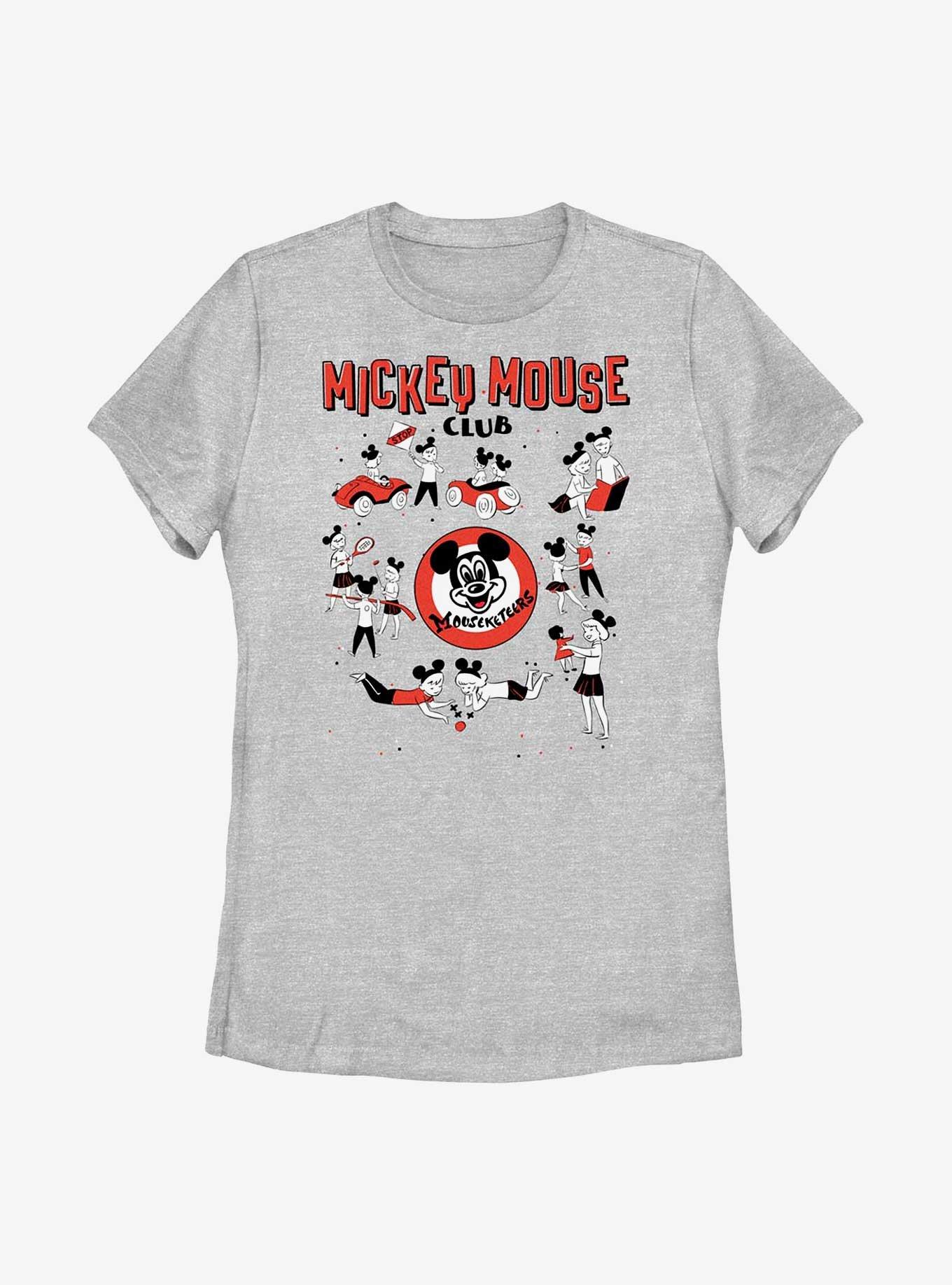 Disney 100 Mickey Mouse Club Montage Womens T-Shirt, , hi-res