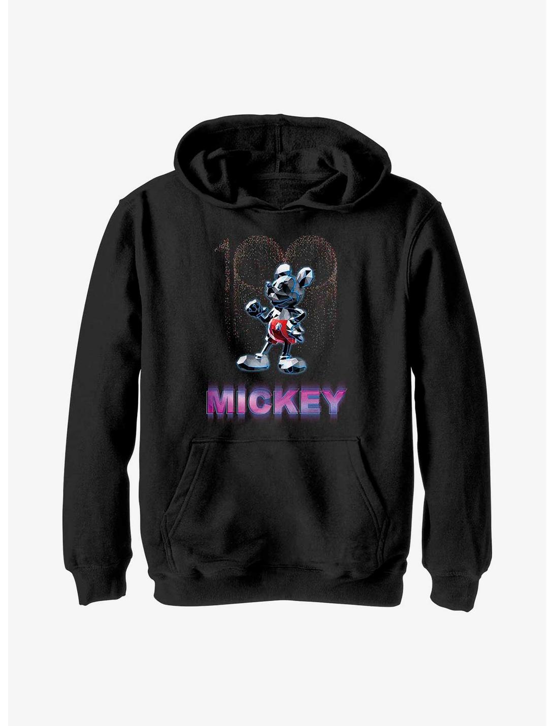 Disney 100 Mickey Mouse Metaverse Mickey Youth Hoodie, BLACK, hi-res