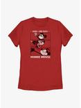 Disney 100 Minnie Mouse Sassy And Sweet Minnie Womens T-Shirt, RED, hi-res