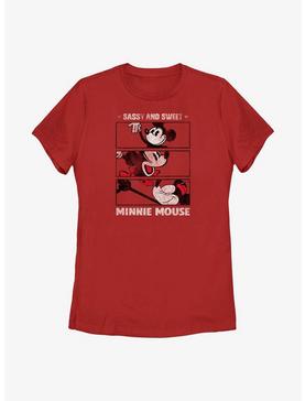 Disney 100 Minnie Mouse Sassy And Sweet Minnie Womens T-Shirt, , hi-res
