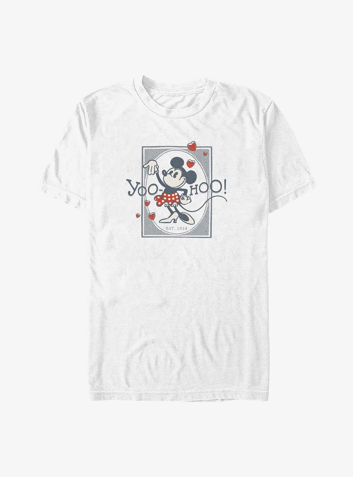 Disney 100 Minnie Mouse Yoo Hoo Minnie T-Shirt, WHITE, hi-res