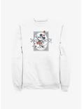 Disney 100 Minnie Mouse Yoo Hoo Minnie Sweatshirt, WHITE, hi-res