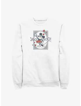 Disney 100 Minnie Mouse Yoo Hoo Minnie Sweatshirt, , hi-res