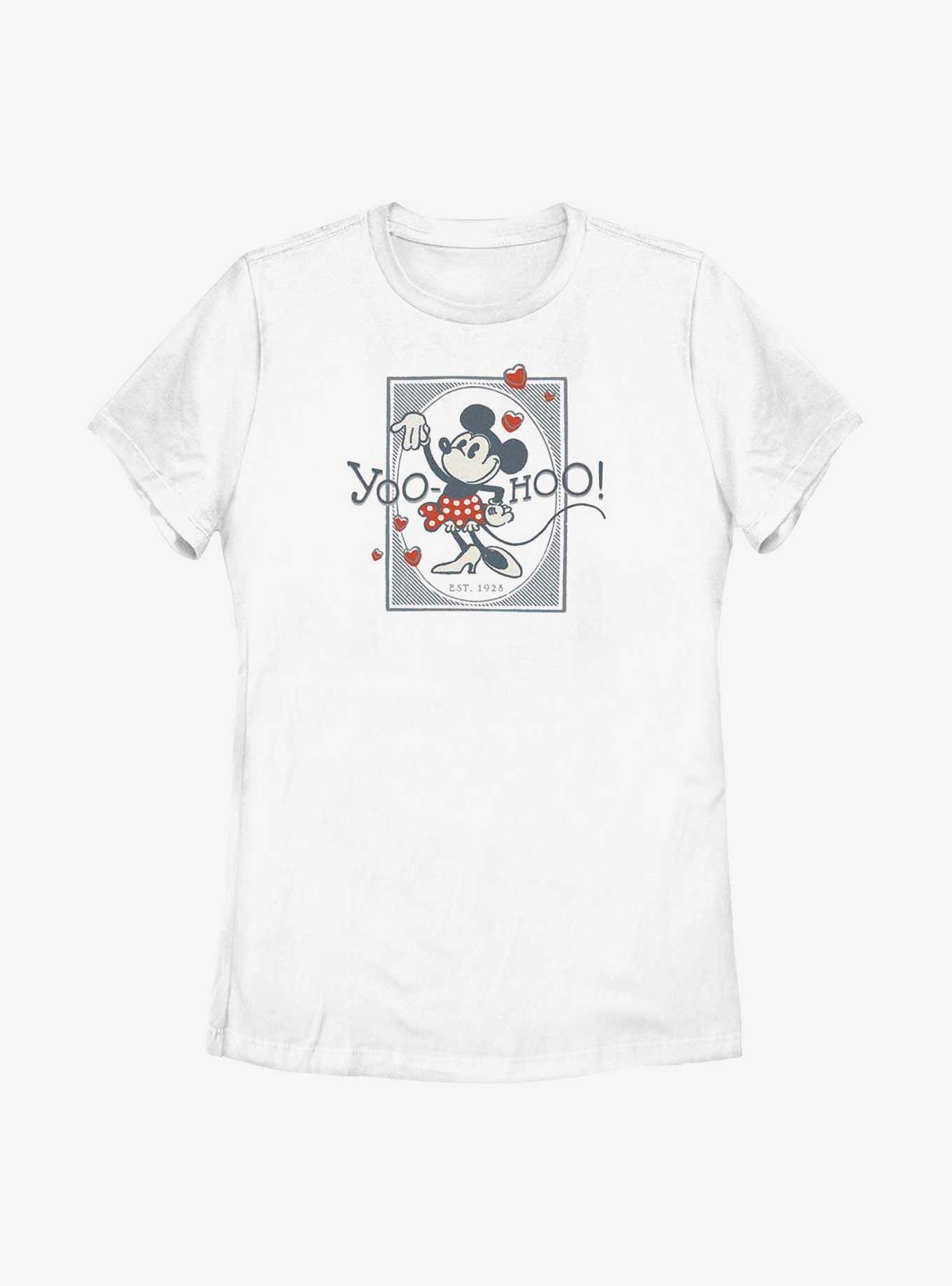 Disney 100 Minnie Mouse Yoo Hoo Minnie Womens T-Shirt, , hi-res