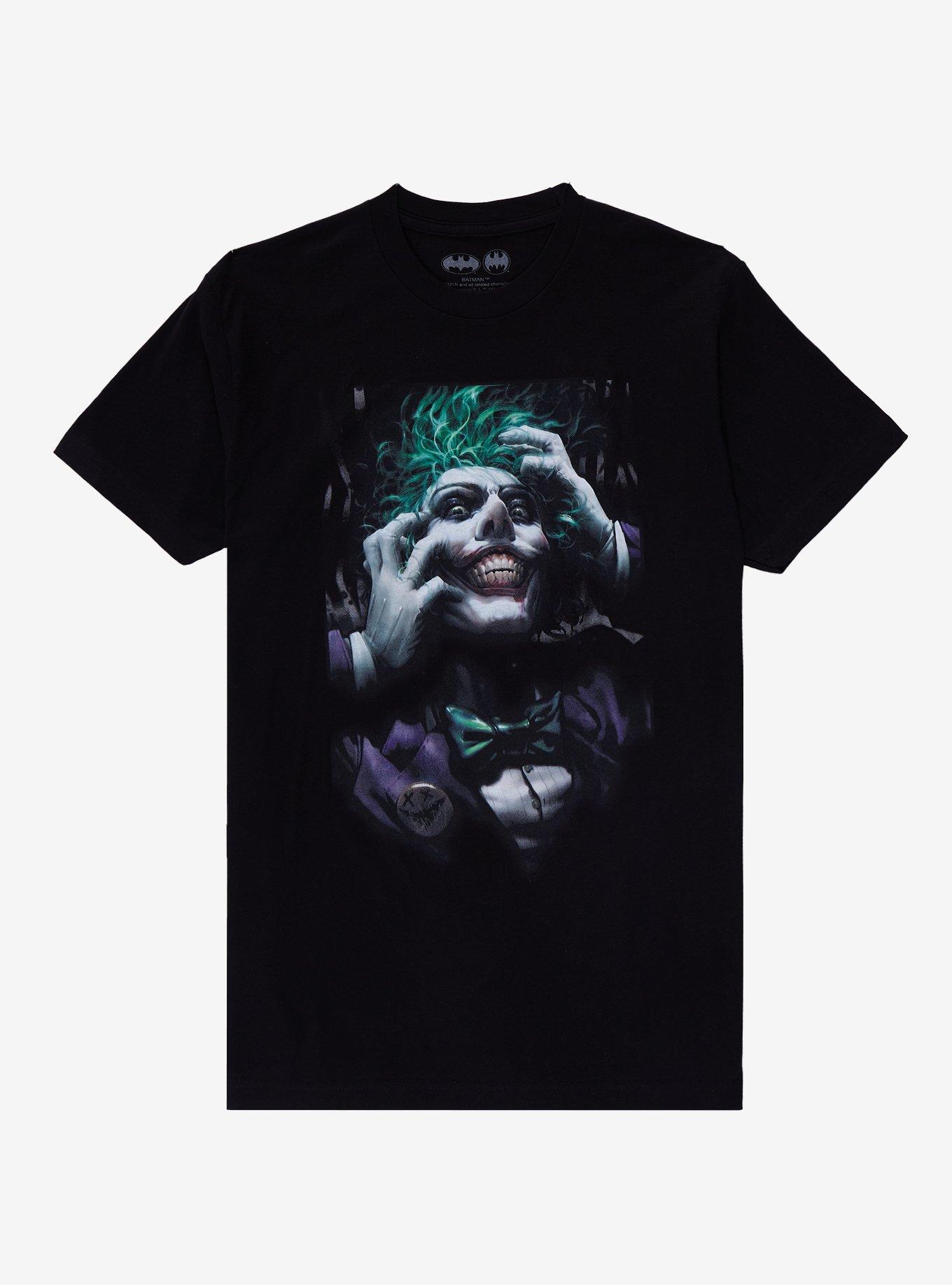 DC Comics Joker T-Shirt, BLACK, hi-res