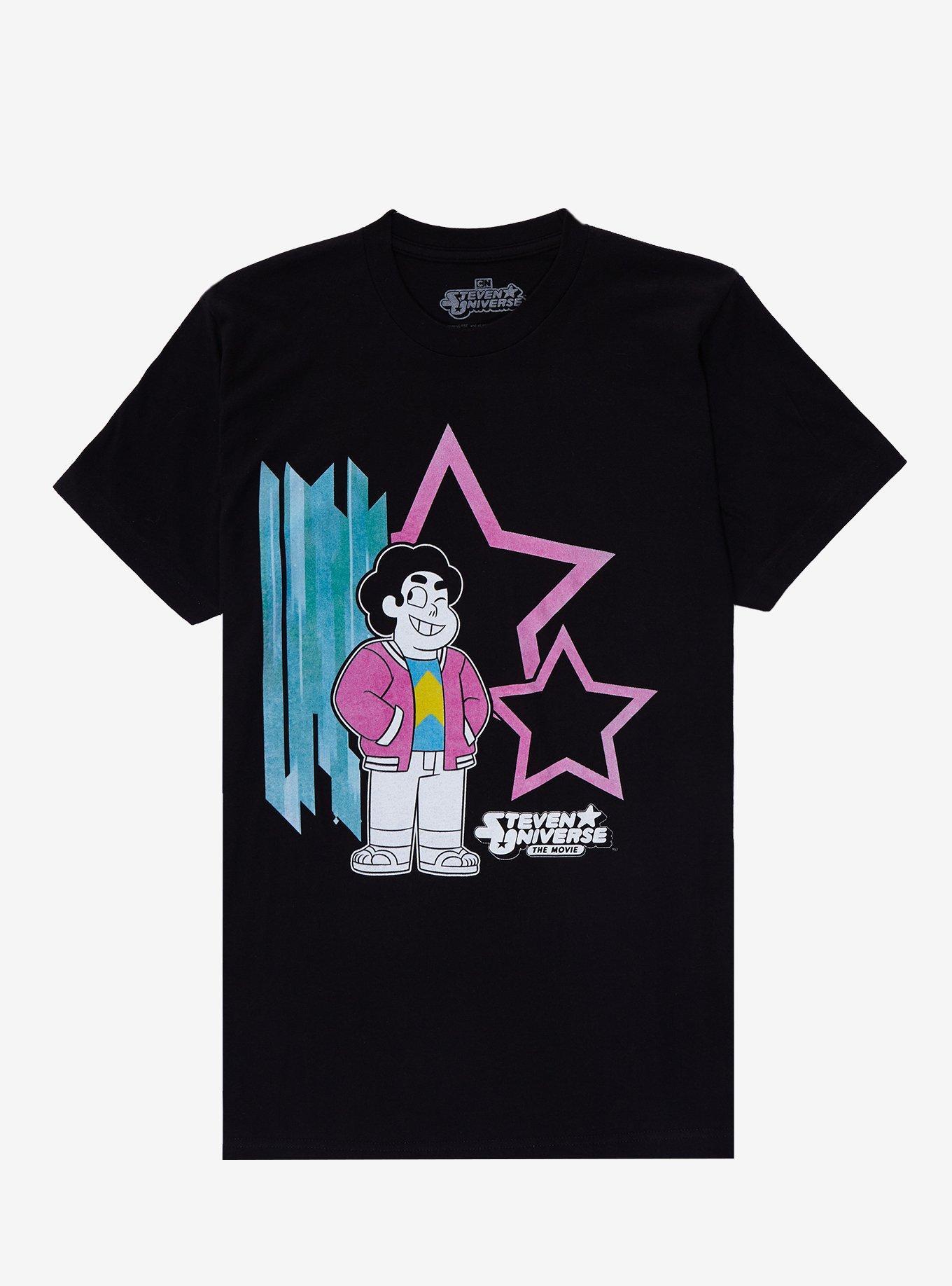 Steven Universe Steven & Stars T-Shirt, BLACK, hi-res