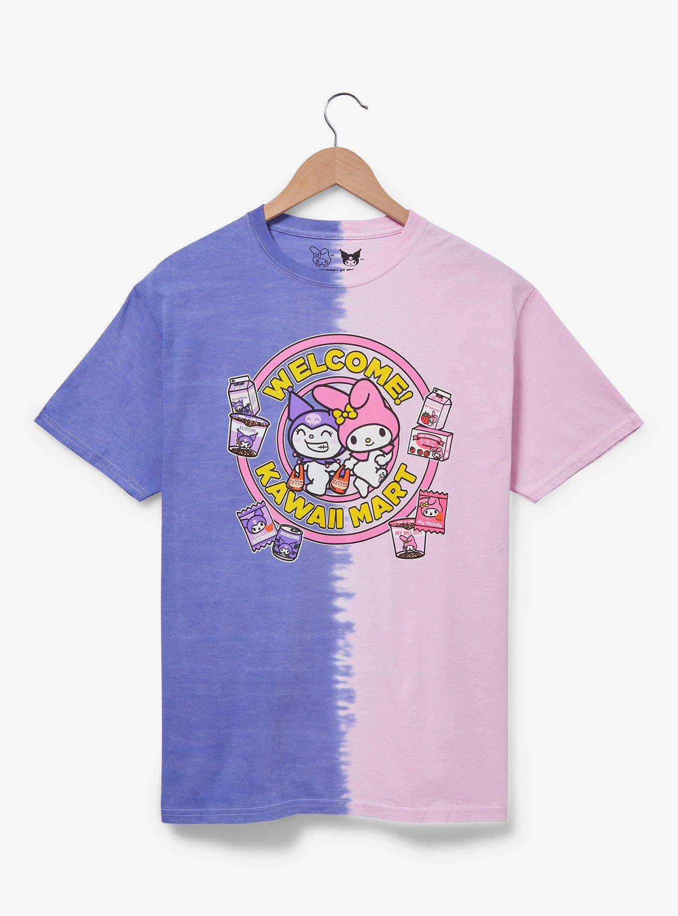 Sanrio Hello Kitty and Friends Kawaii Mart My Melody & Kuromi Split Dye T-Shirt - BoxLunch Exclusive, , hi-res