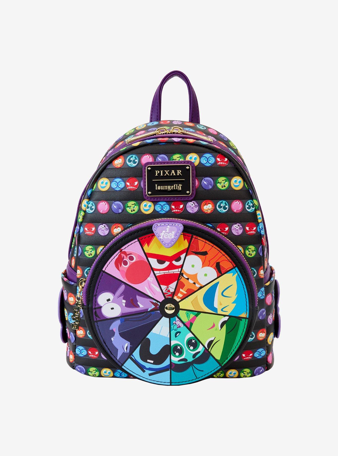 Loungefly Disney Pixar Inside Out 2 Emotions Allover Print Mini Backpack, , hi-res