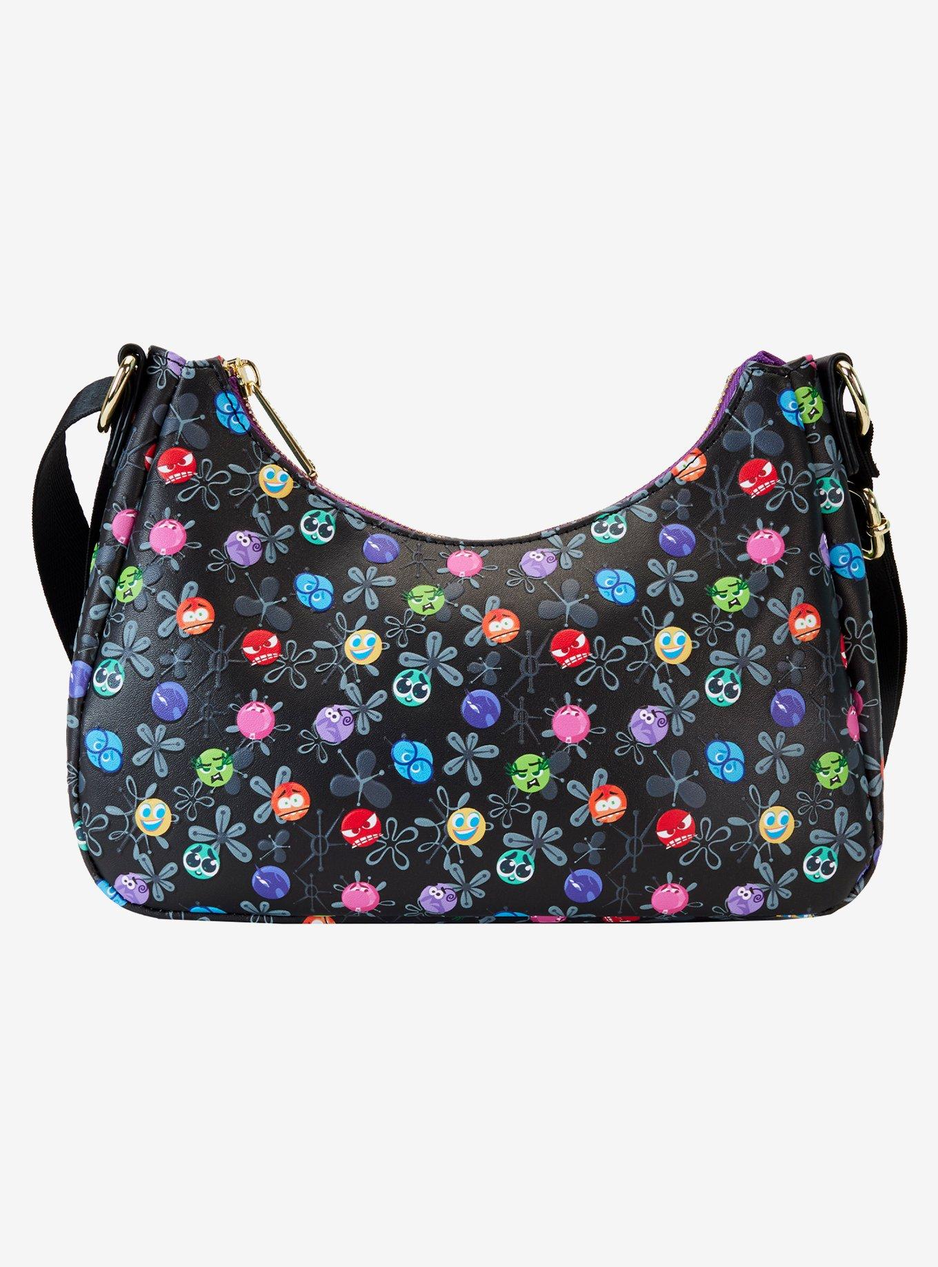 Loungefly Disney Pixar Inside Out 2 Core Memories Allover Print Crossbody Bag, , hi-res