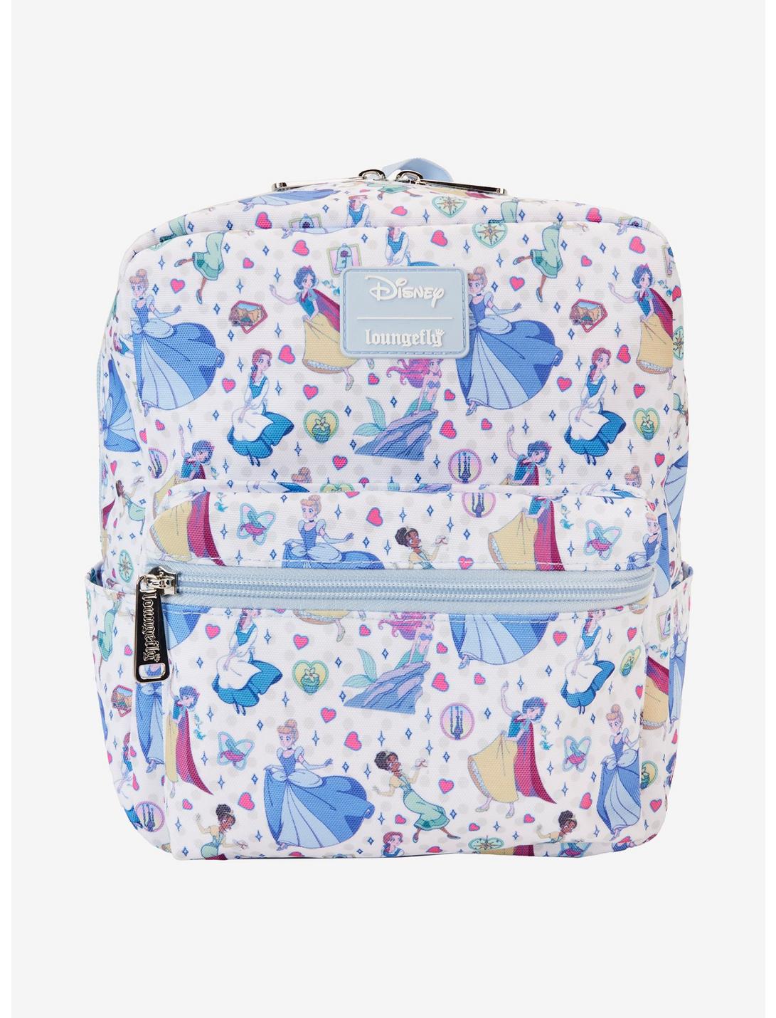Loungefly Disney Princess Manga Allover Print Nylon Mini Backpack, , hi-res