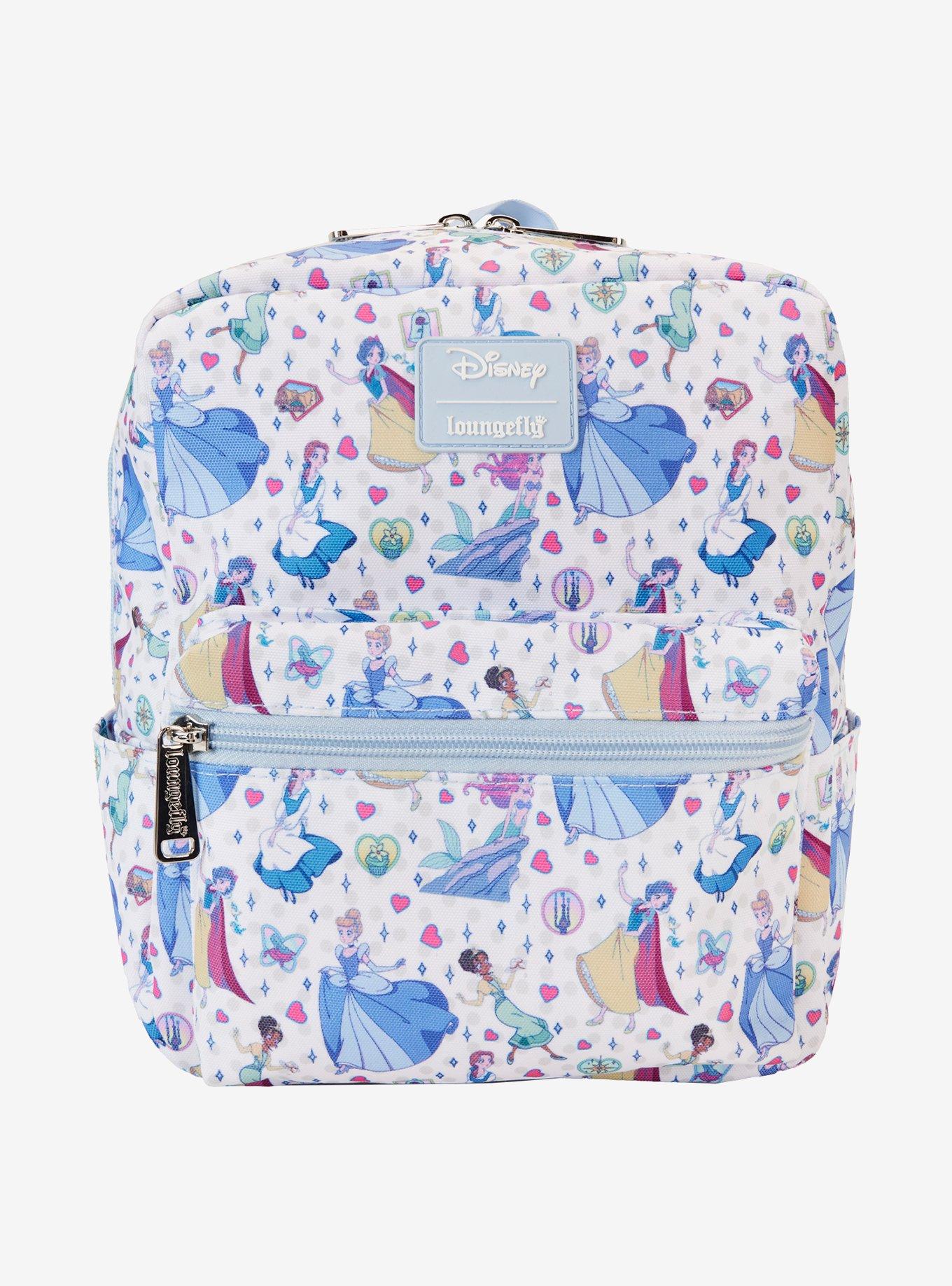 Loungefly Disney Princess Manga Allover Print Nylon Mini Backpack, , hi-res