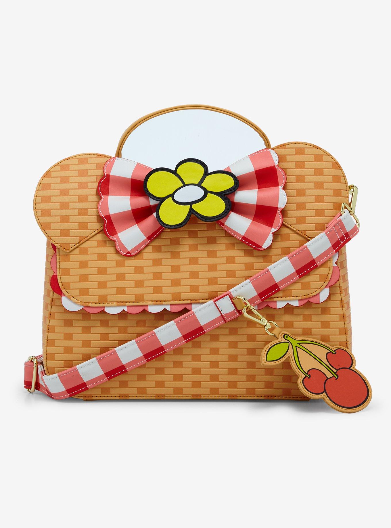 Loungefly Disney Minnie Mouse Picnic Basket Crossbody Bag, , hi-res