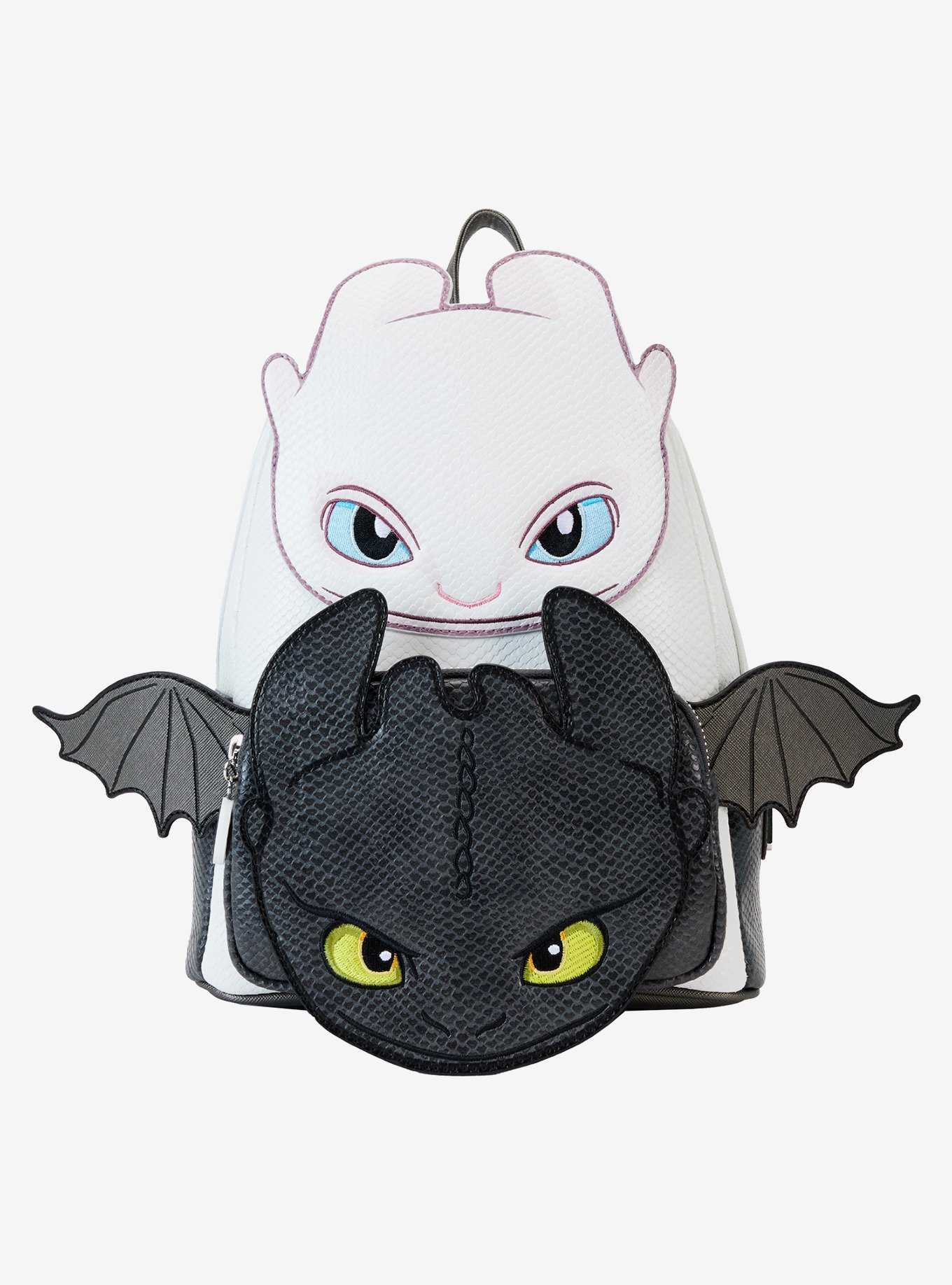 Loungefly DreamWorks How to Train Your Dragon Toothless and Light Fury Mini Backpack, , hi-res