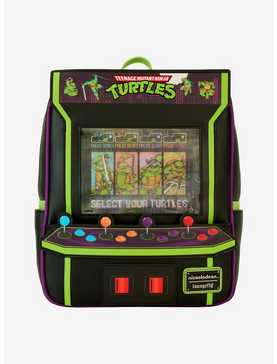 Loungefly Teenage Mutant Ninja Turtles Arcade Lenticular Glow-In-The-Dark Mini Backpack, , hi-res