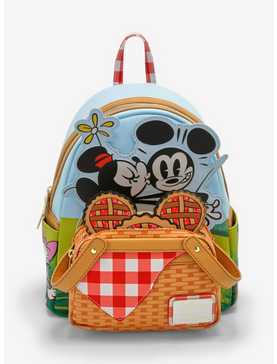 Loungefly Disney Mickey Mouse & Friends Picnic Mini Backpack, , hi-res