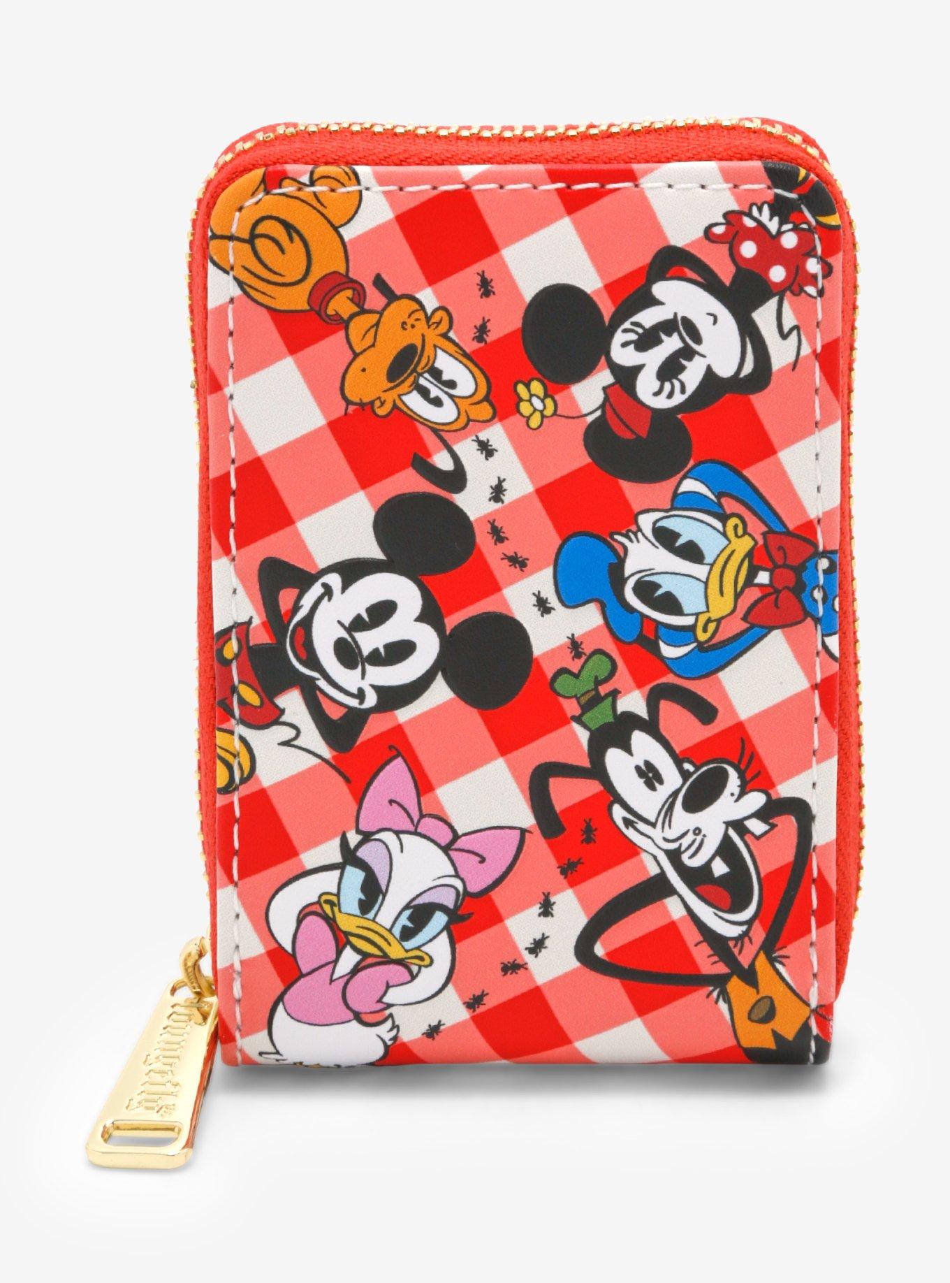 Loungefly Disney Mickey Mouse & Friends Picnic Mini Zipper Wallet, , hi-res