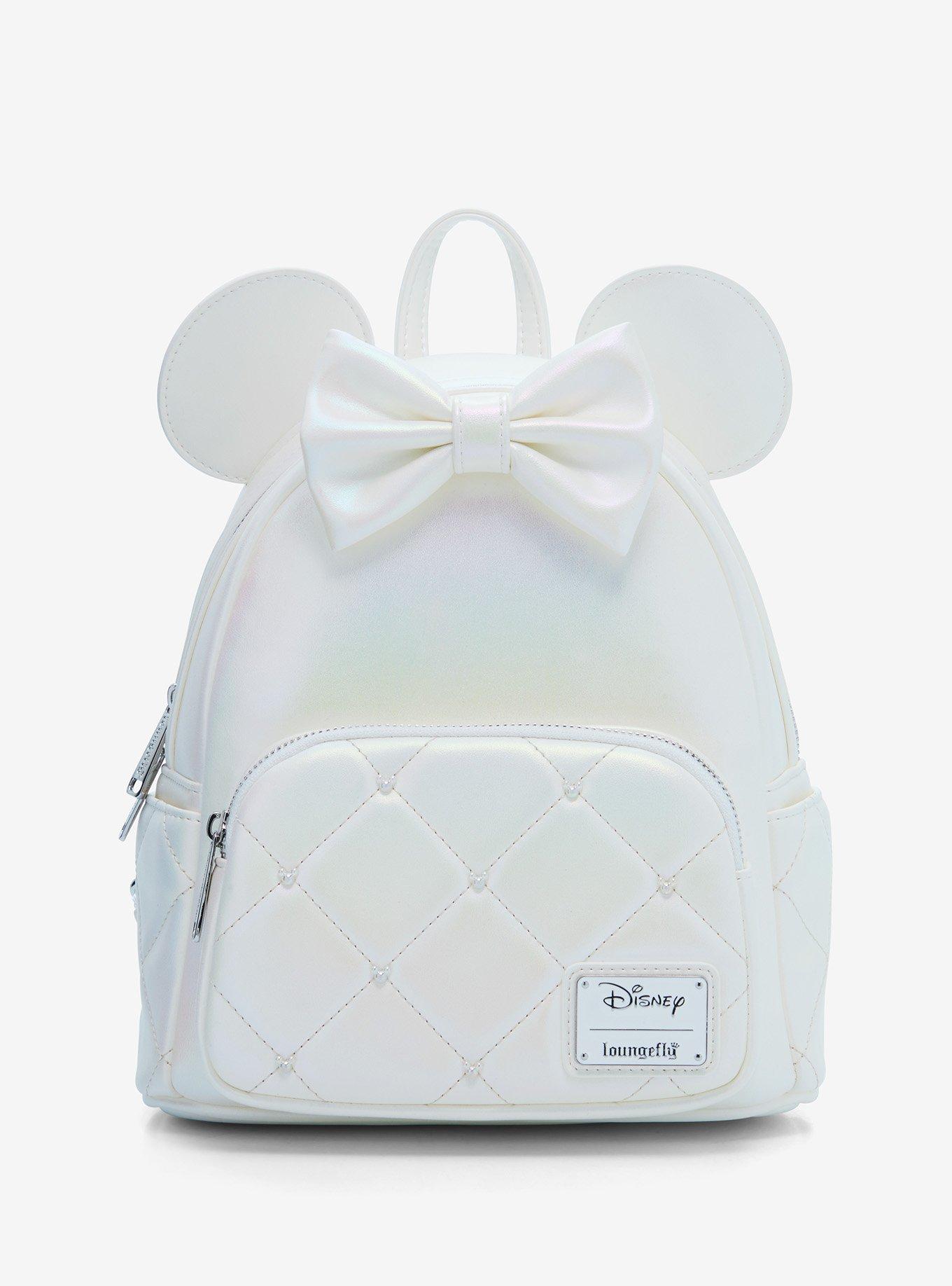Loungefly Disney Mickey Mouse & Minnie Mouse Just Married Wedding Backpack NWT Amazon.com: Loungefly Disney Wedding Mini Backpack  main image 2