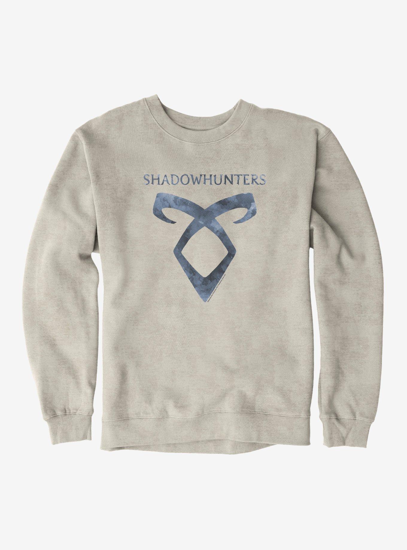 Shadowhunters Angelic Power Symbol Sweatshirt, OATMEAL HEATHER, hi-res