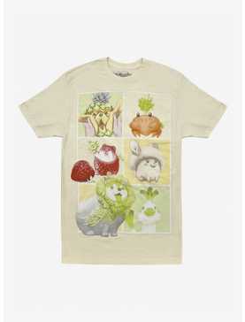 Vegetable Animal Grid T-Shirt By Vegetables Fairy, , hi-res