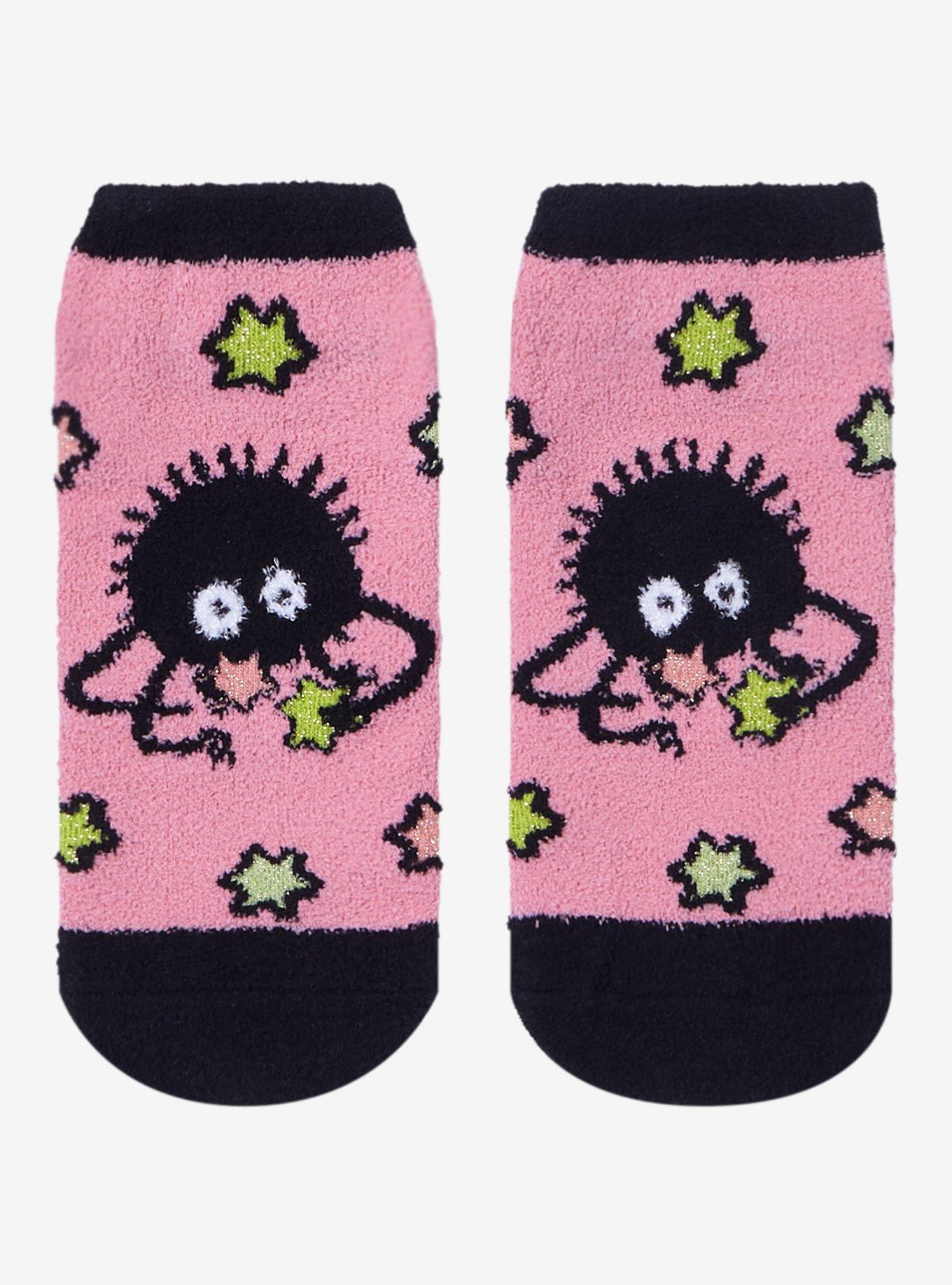 Studio Ghibli Spirited Away Soot Sprite Stars Cozy Socks, , hi-res