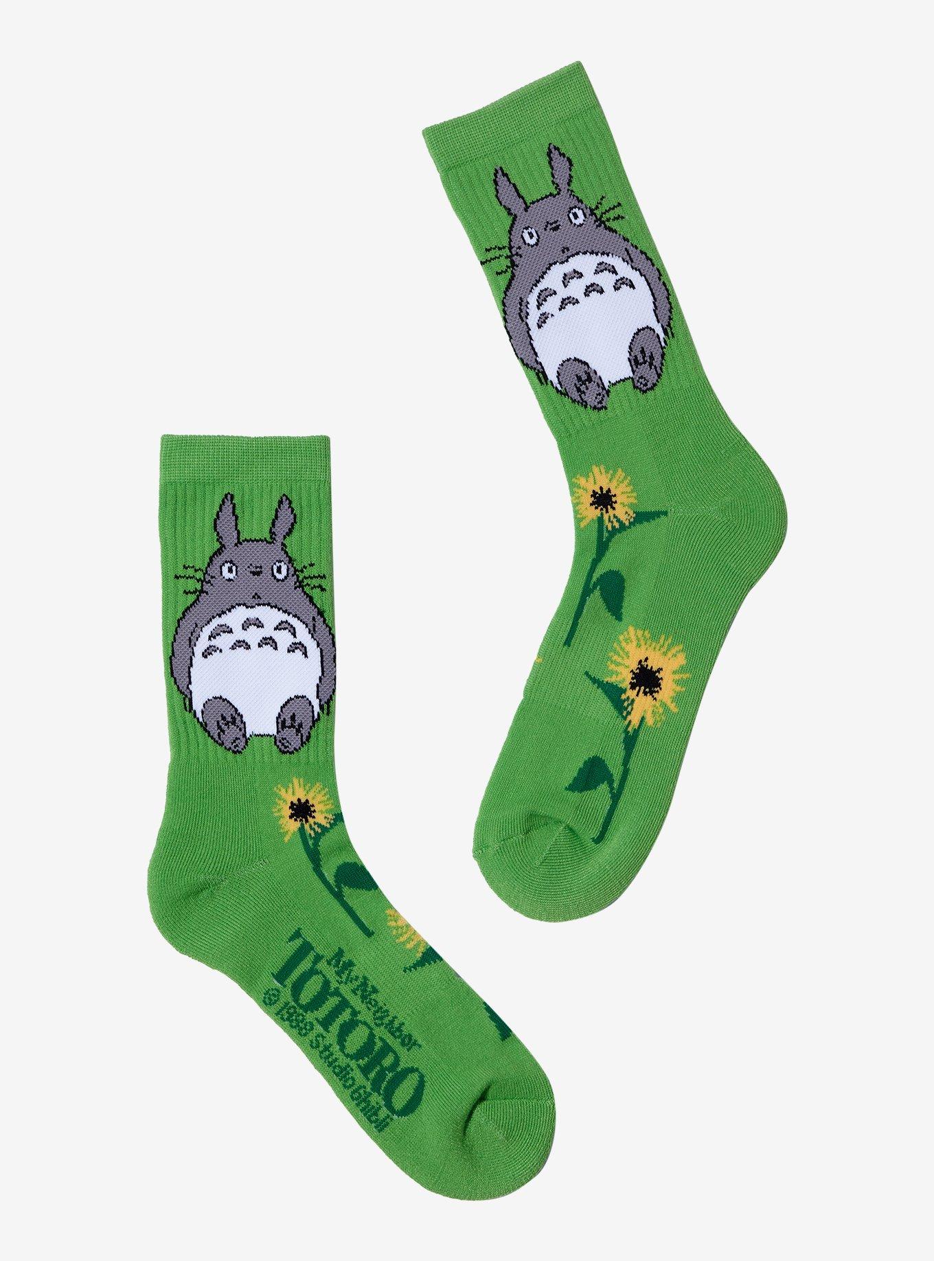 Studio Ghibli My Neighbor Totoro Sunflower Crew Socks, , hi-res