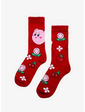 Kirby Fruit & Flowers Crew Socks, , hi-res