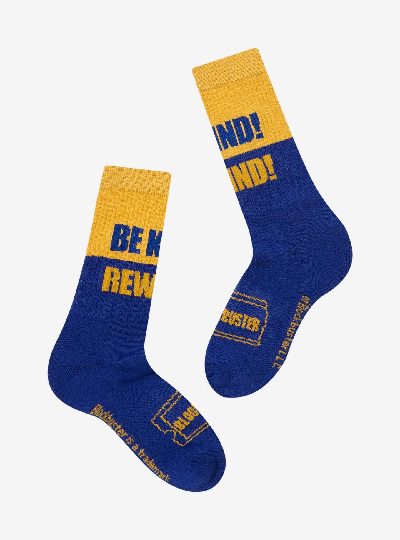 Blockbuster Be Kind Rewind Crew Socks, , hi-res