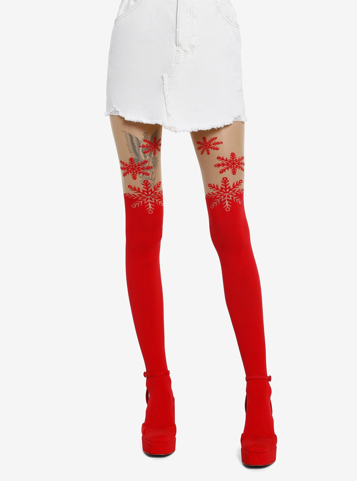 Hot Topic Leg Avenue Candy Cane Tights