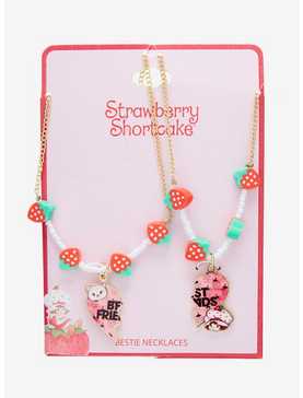 Strawberry Shortcake Heart Strawberry Best Friend Necklace Set, , hi-res