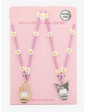 My Melody & Kuromi Kogyaru Best Friend Necklace Set, , hi-res