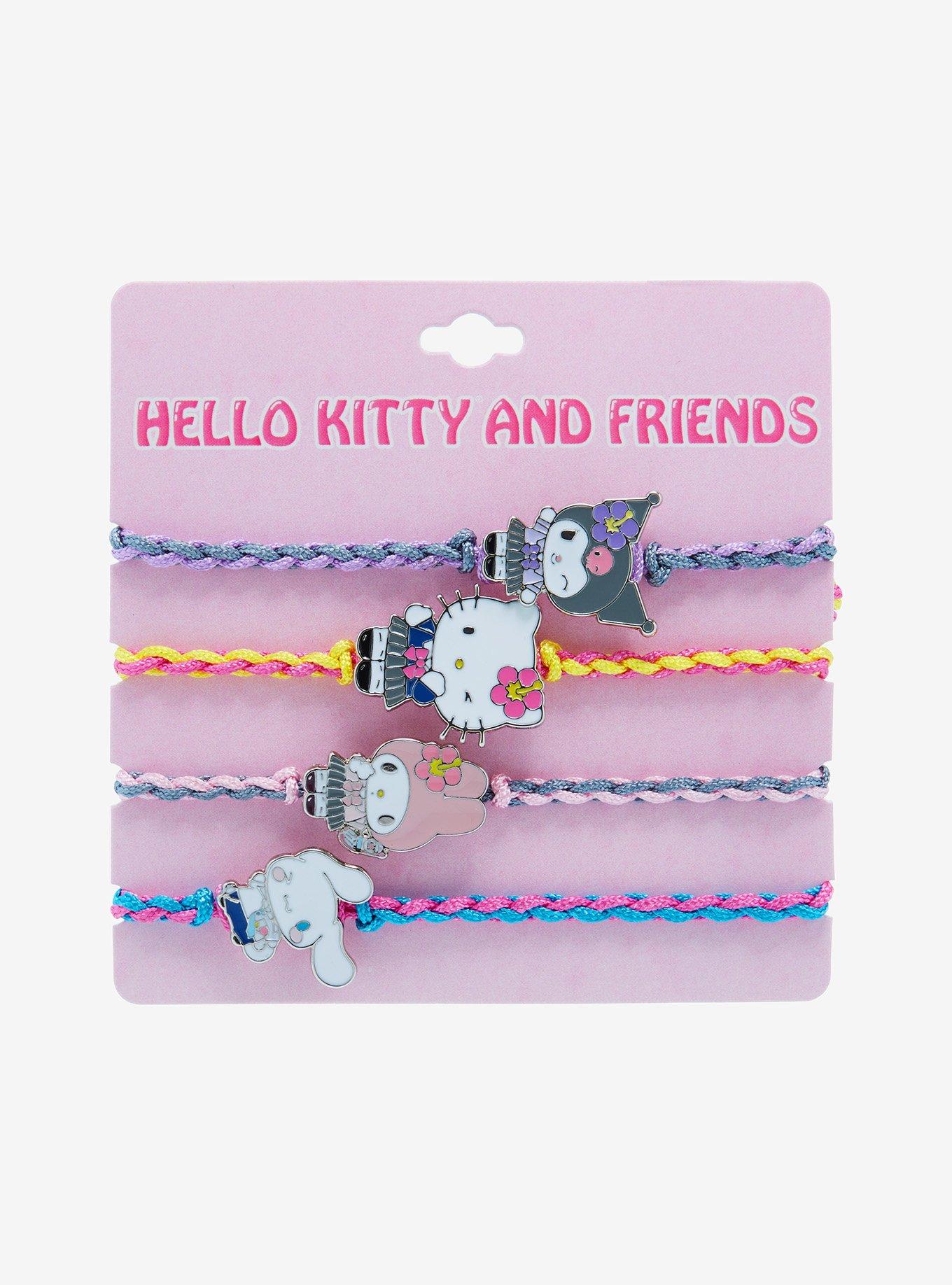 Hello Kitty And Friends Kogyaru Best Friend Cord Bracelet Set, , hi-res