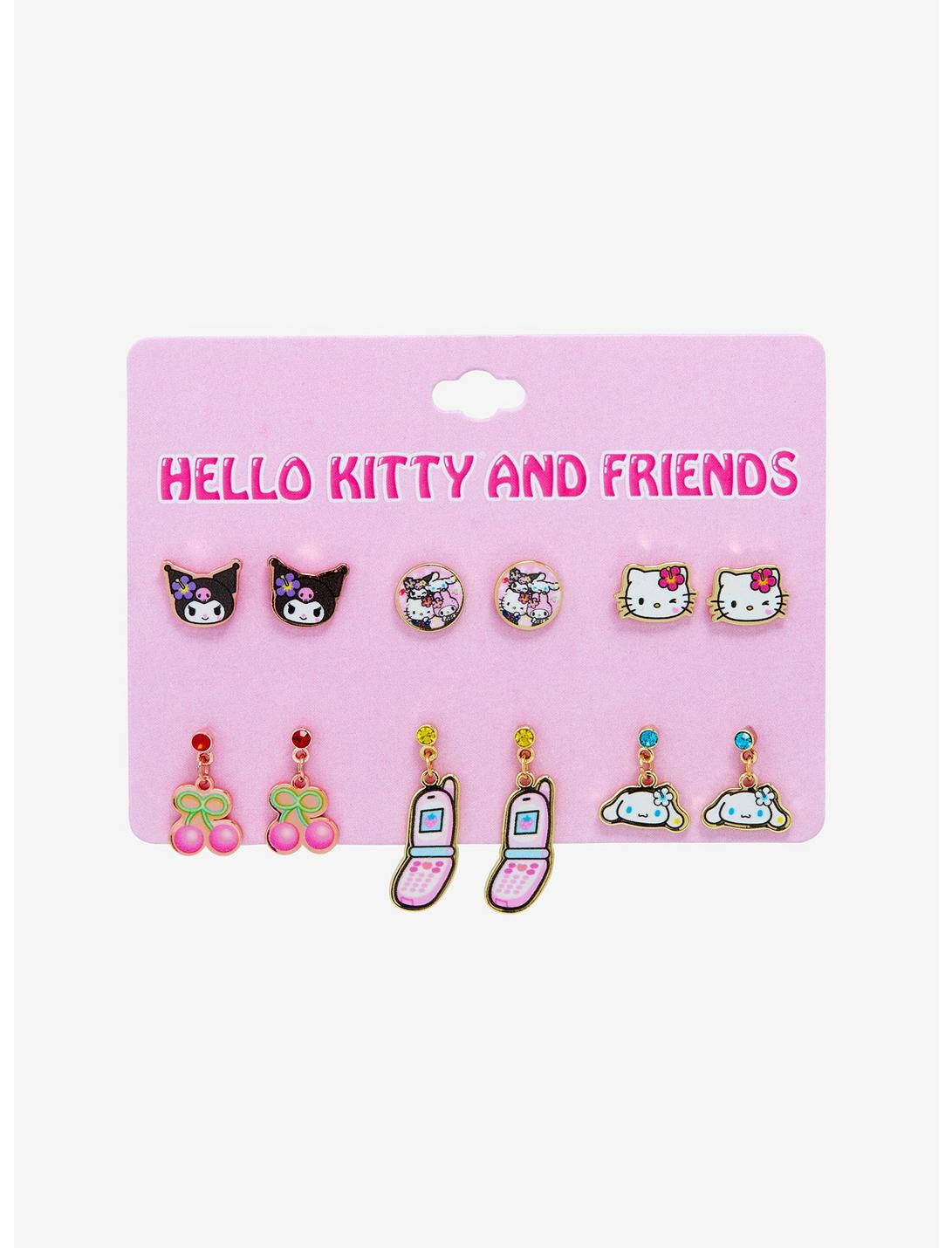 Hello Kitty And Friends Kogyaru Earring Set, , hi-res