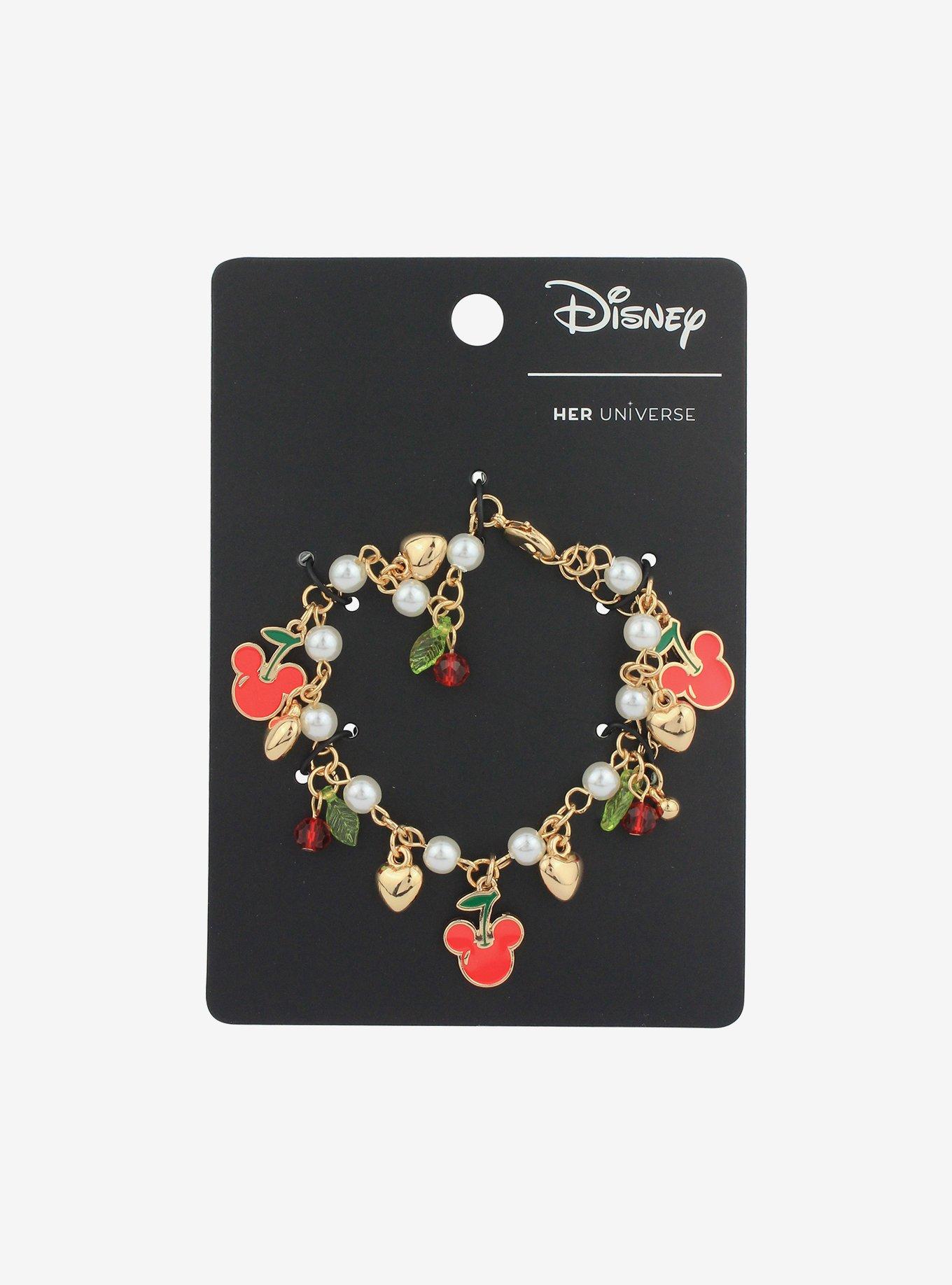 Her Universe Disney Mickey Mouse Cherry Charm Bracelet, , hi-res