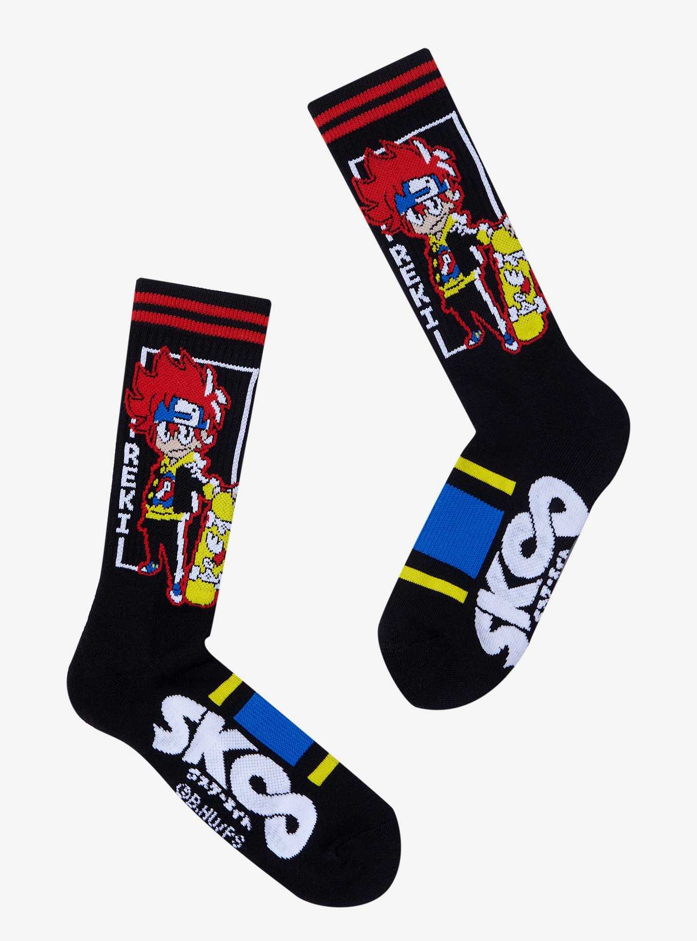SK8 The Infinity Reki Crew Socks, , hi-res