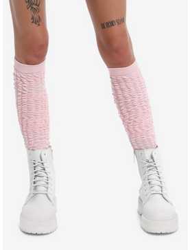 Pink Slouch Knee-High Socks, , hi-res