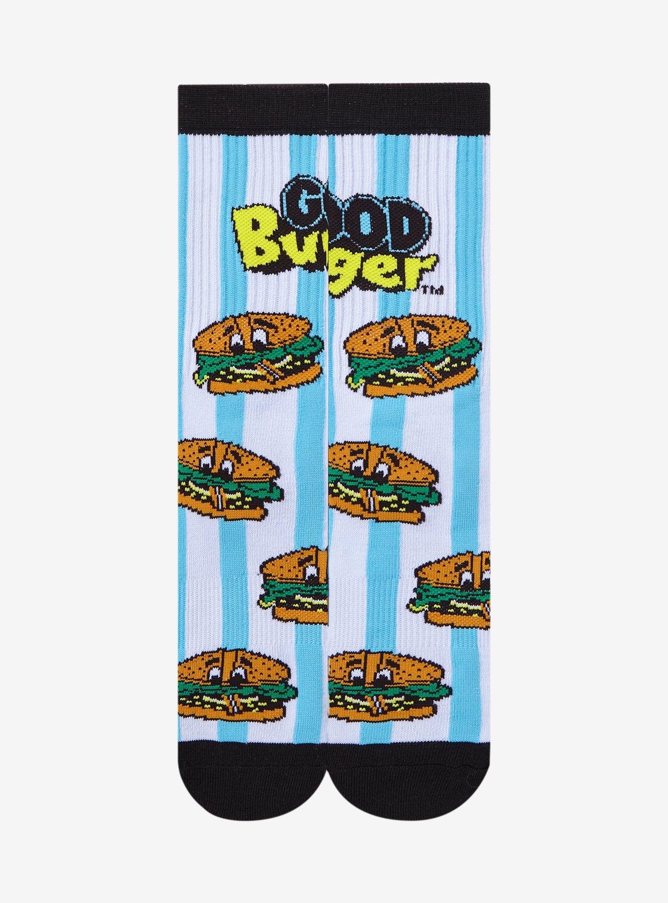 Good Burger Stripe Crew Socks, , hi-res