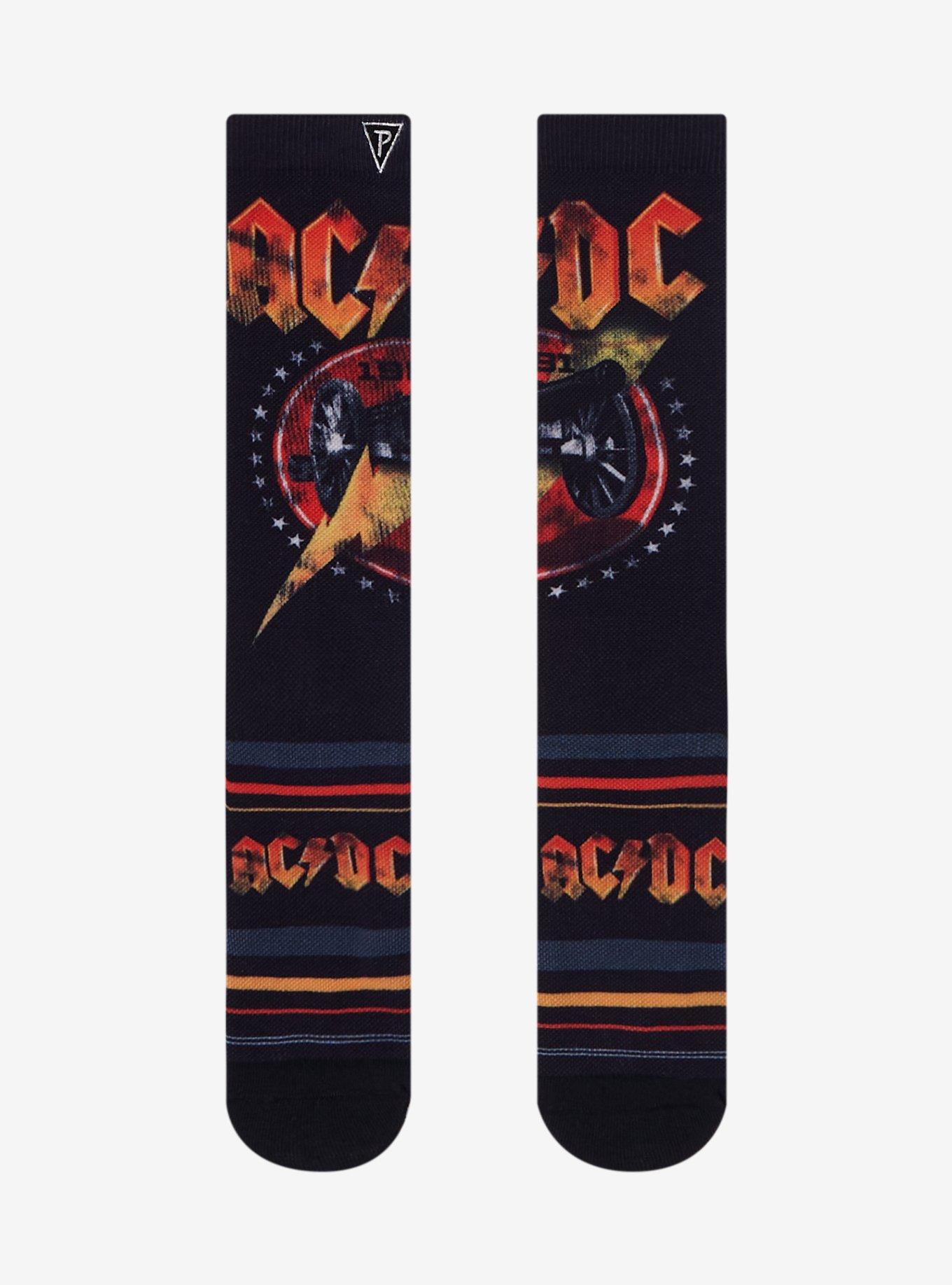 Perri's AC/DC Logo Crew Socks | Hot Topic