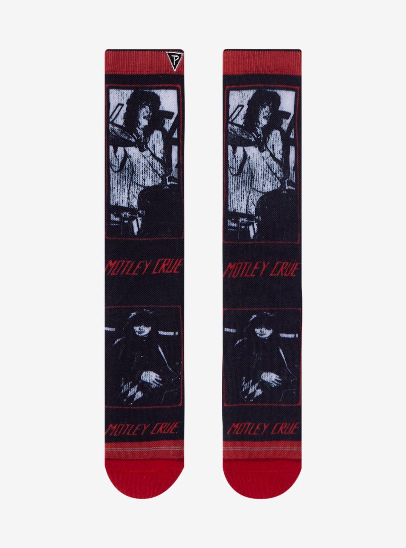 Motley Crue Grid Crew Socks, , hi-res