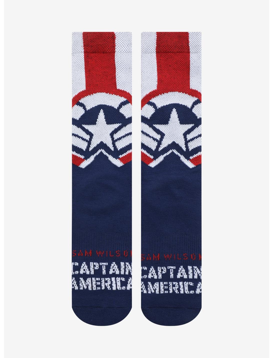 Marvel Captain America Sam Wilson Crew Socks, , hi-res