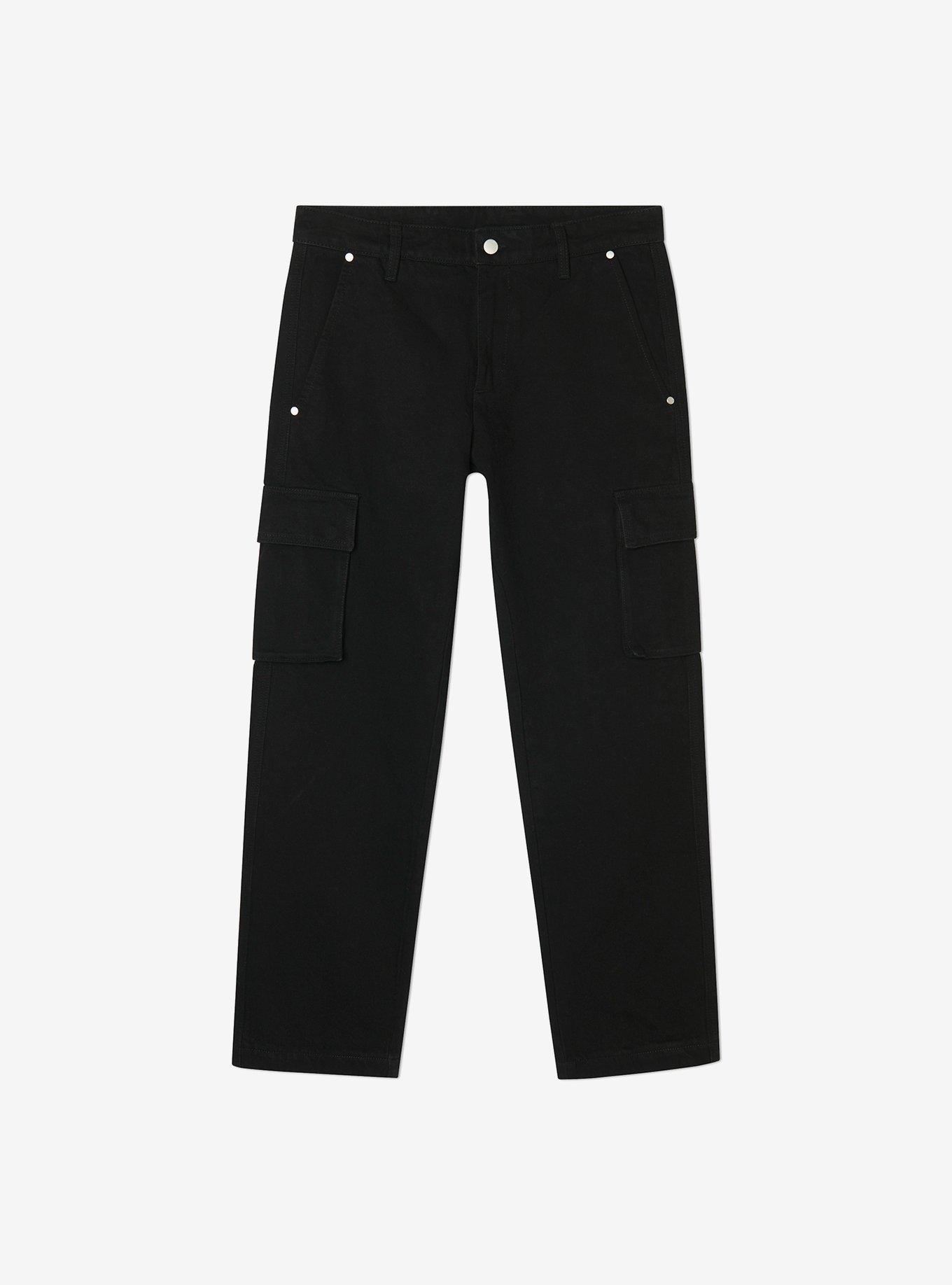 WeSC Relax Fit Cargo Pants Black, BLACK, hi-res