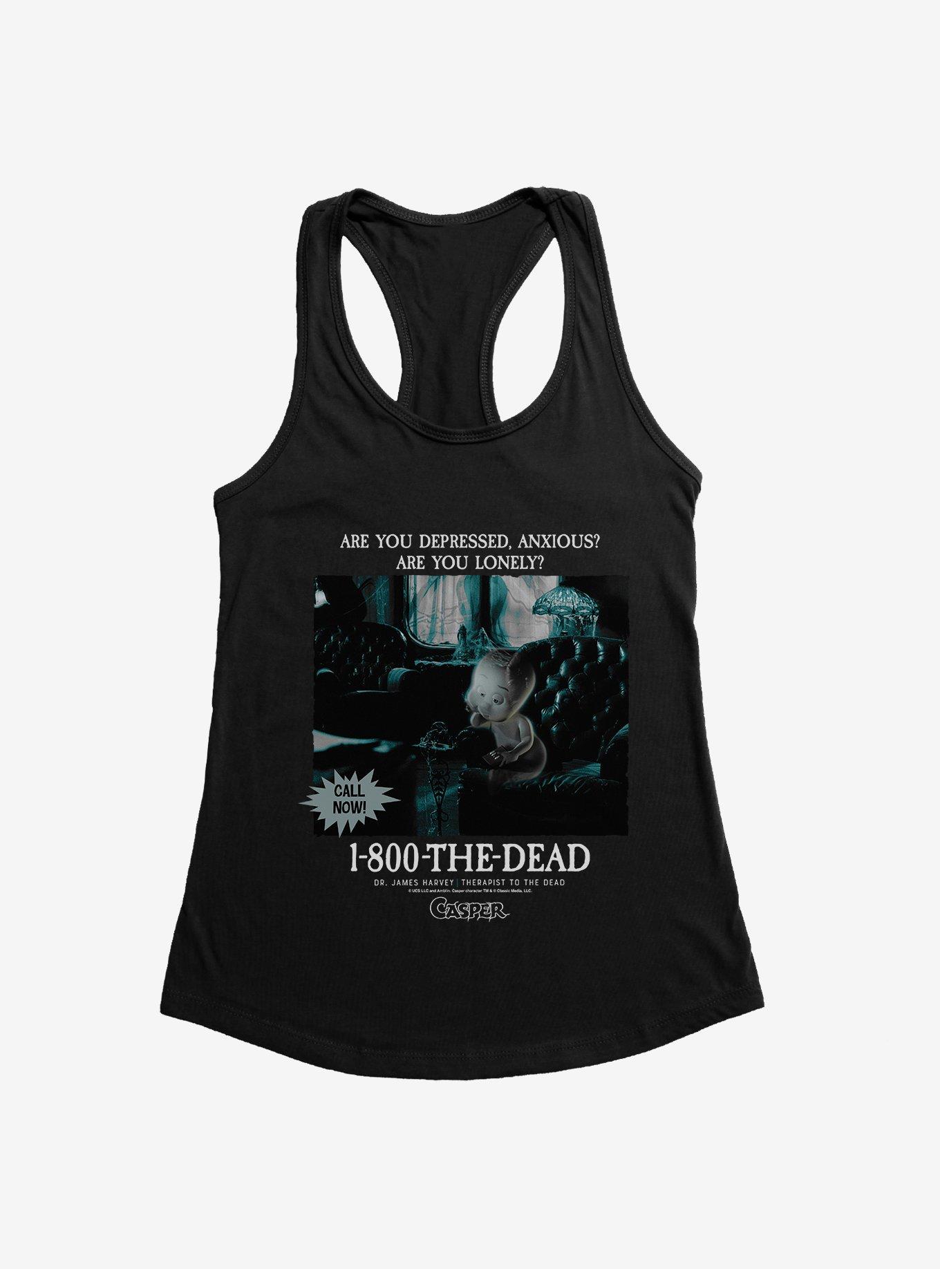 Casper 1-800-THE-DEAD Womens Tank Top, , hi-res