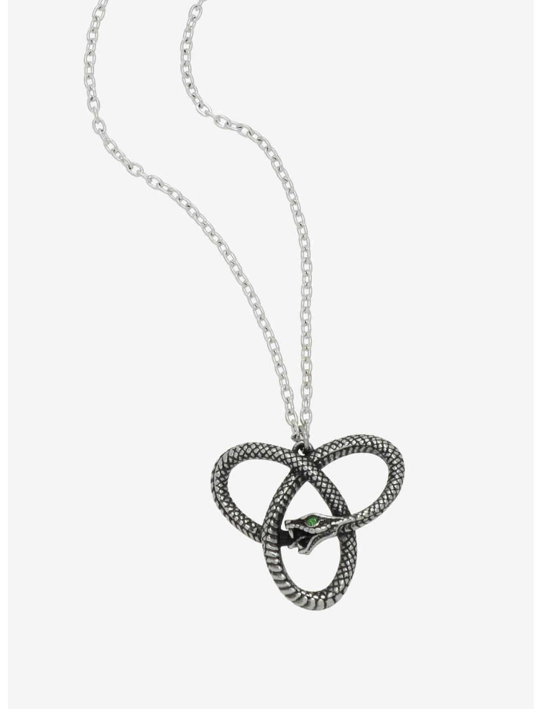 Alchemy Of England Snake Triquetra Necklace, , hi-res