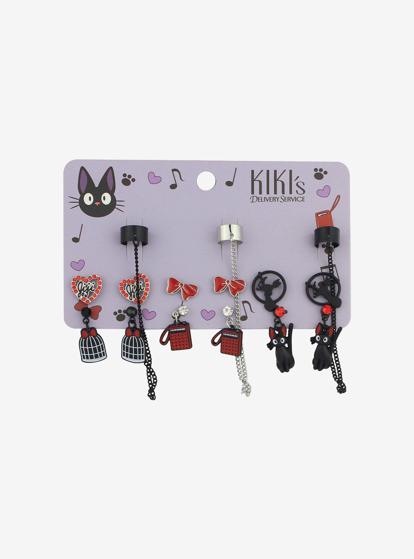 Studio Ghibli Kiki's Delivery Service Icons Cuff Earring Set, , hi-res